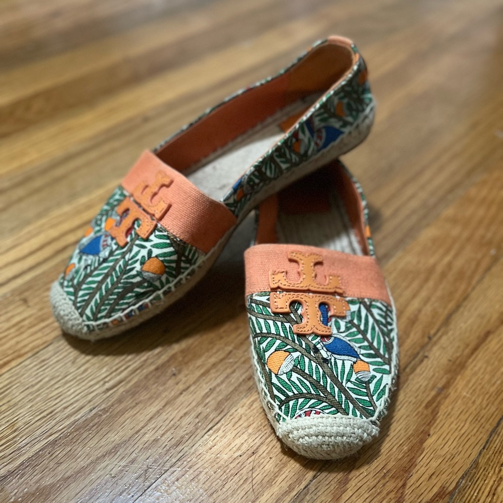 Tory Burch WORN ONCE. something wild espadrilles size 7.5